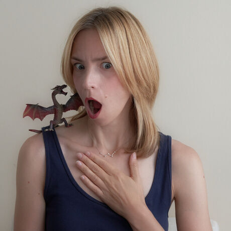 Lucija hrvat autoritratto