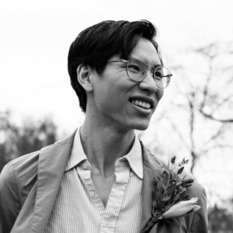 Cosmic love story   black and white   headshot edit