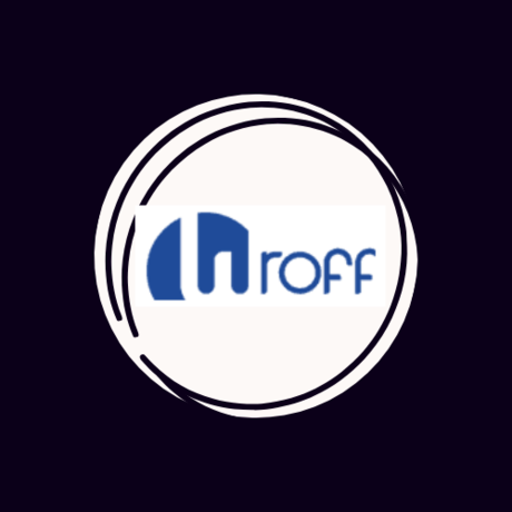 Yellow minimalist round shaped cafe logo