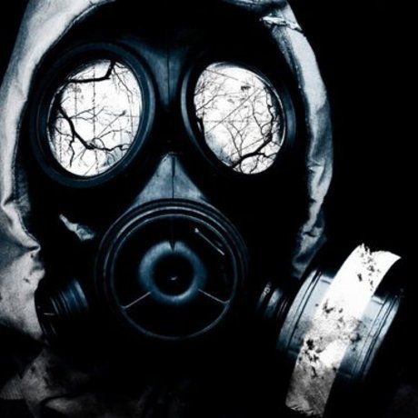 Gas mask series black