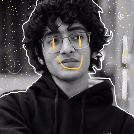 B w yellow smily