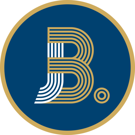 Bj logo ig navy
