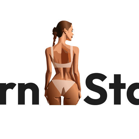 Pornstart logo design