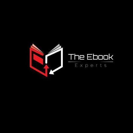 Blue modern education logo