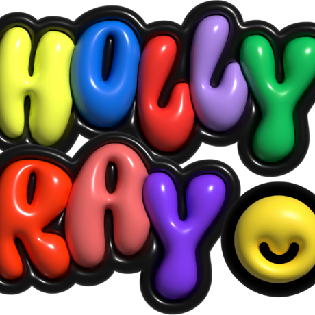 Holly ray 3d logo large