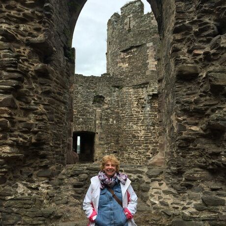 Patricia en conwy castle