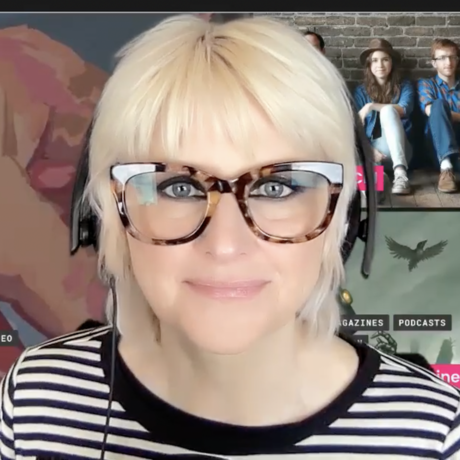 Headshot headset ph background square lo