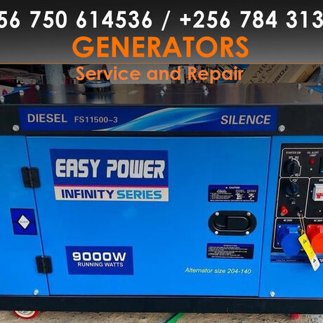 Generator rental   hire in kampala uganda